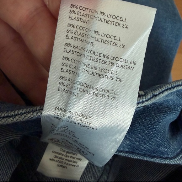 Anthropologie Maeve The Collette Crop Medium Wash Jeans Size 28 - Picture 12 of 12